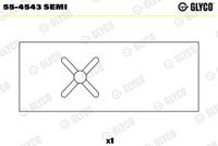 GLYCO 554543SEMI - Casquillo del cojinete, biela