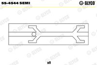 GLYCO 554544SEMI - Casquillo del cojinete, biela