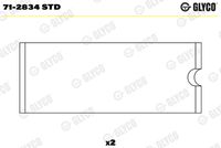 GLYCO 712834STD - Cojinete de biela