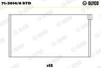 GLYCO 7130146STD - Código de motor: 911.47<br>Nº de componente: 71-3014<br>dimensión inferior [mm]: 0,5<br>