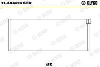 GLYCO 71-3442/6 STD - Cojinete de biela