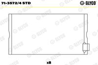 GLYCO 7135724STD - Código de motor: OM 314.948<br>Nº de componente: 71-3572<br>dimensión inferior [mm]: 0,5<br>