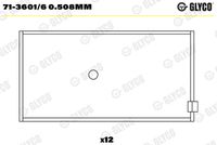 GLYCO 71360160508MM - Cojinete de biela