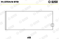 GLYCO 7137046STD - Código de motor: M57 D30 (306D3)<br>Espesor [mm]: 1,498<br>Ancho [mm]: 18<br>Superficie: con revestimiento galvánico<br>Artículo complementario / información complementaria 2: Dorso de acero revestido de bronce<br>Nº de componente: 71-3573<br>para un diám. de eje de [mm]: 44,98<br>diám. del eje [mm]: 44,99<br>para diám. carcasa de [mm]: 48<br>Diám. carcasa [mm]: 48,02<br>para un juego de cojinete de [mm]: 0,02<br>juego del cojinete [mm]: 0,07<br>