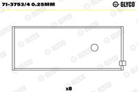 GLYCO 7137534025MM - Cojinete de biela