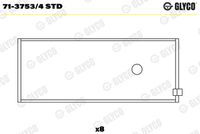 GLYCO 7137534STD - Cojinete de biela