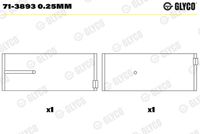 GLYCO 713893025MM - Código de motor: OM 457.980<br>Restricción de fabricante: Compressor<br>Nº de componente: 71-2965<br>