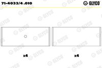 GLYCO 7140334010 - Código de motor: 263 A2.000<br>Espesor [mm]: 1,552<br>Ancho [mm]: 20<br>Diámetro exterior [mm]: 45,72<br>para un diám. de eje de [mm]: 42,57<br>para diám. carcasa de [mm]: 45,72<br>Diám. carcasa [mm]: 45,74<br>Se requiere adicionalmente artículo Nº: BM1021<br>Se requiere adicionalmente artículo Nº: BM1029<br>Se requiere adicionalmente artículo Nº: BT3006<br>para diámetro de abertura hasta [mm]: 42,59<br>