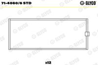 GLYCO 7140606STD - Cojinete de biela