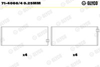 GLYCO 71-4066/4 0.25mm - Cojinete de biela