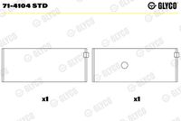 GLYCO 714104STD - Cojinete de biela