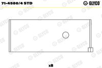 GLYCO 7145804STD - Cojinete de biela