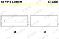 GLYCO 724546025MM - Cojinete de cigüeñal