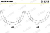 GLYCO A1294STD - Código de motor: OM 646.984<br>Nº de componente: 04-3586<br>Nº de componente: 04-3587<br>dimensión inferior [mm]: 0,10<br>