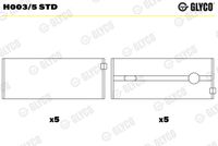 GLYCO H0035STD - Cojinete de cigüeñal