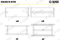 GLYCO H0465STD - Cojinete de cigüeñal