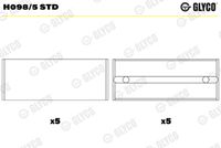 GLYCO H0985STD - Cojinete de cigüeñal