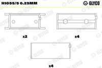 GLYCO H10555025MM - Cojinete de cigüeñal