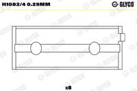 GLYCO H10824025MM - Cojinete de cigüeñal