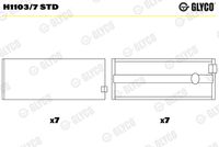 GLYCO H11037STD - Cojinete de cigüeñal