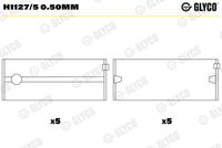 GLYCO H11275050MM - Código de motor: X 17 D (4EE1)<br>Posición/Grado: 1-5<br>Nº de componente: 63-194-1<br>Nº de componente: 63-194-2<br>dimensión inferior [mm]: 0,25<br>