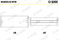 GLYCO H12935STD - Cojinete de cigüeñal