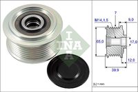 Schaeffler INA 535022910 - Rueda libre alternador