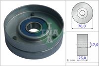 Schaeffler INA 531075130 - Unidades accionadas: Compresor de climatización<br>Diámetro [mm]: 63<br>Ancho [mm]: 17<br>SVHC: No existen sustancias SVHC<br>