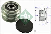 Schaeffler INA 535026910 - Rueda libre alternador