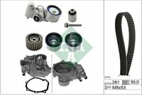 Schaeffler INA 530056330 - Bomba de agua + kit correa distribución