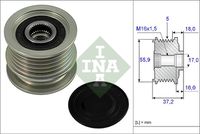 Schaeffler INA 535000910 - Rueda libre alternador