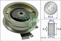 Schaeffler INA 531020320 - Polea tensora, correa dentada