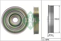 Schaeffler INA 544009710 - Código de motor: AHP (DW10FUC)<br>Número de nervaduras: 5<br>Diámetro exterior [mm]: 163<br>Número de canales: 6<br>