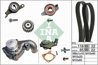 Schaeffler INA 530 0010 30 - Bomba de agua + kit correa distribución