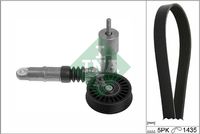 Schaeffler INA 529042510 - Equipamiento de vehículo: para vehículos con climatizador<br>Unidades accionadas: Compresor de climatización<br>Longitud 1 [mm]: 855<br>Número de nervaduras: 4<br>Artículo complementario / información complementaria 2: Revisar/sustituir poleas libres del alternador<br>SVHC: No existen sustancias SVHC<br>