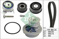 Schaeffler INA 530007830 - Bomba de agua + kit correa distribución