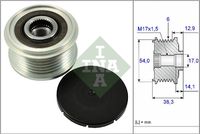 Schaeffler INA 535026410 - para n° fabricante: F-236591.05/.07<br>Número de canales: 6<br>Distancia del primer canal [mm]: 12,9<br>Artículo complementario / información complementaria 2: se requiere herramiente especial para montaje<br>SVHC: No existen sustancias SVHC<br>