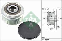 Schaeffler INA 535028510 - Unidades accionadas: para vehic. con generador 1<br>Restricción de fabricante: Denso<br>Corriente de carga alternador [A]: 180<br>Nº alternador: 104210-6360<br>para n° fabricante: F-580053.XX<br>Número de canales: 6<br>Distancia del primer canal [mm]: 9,2<br>Artículo complementario / información complementaria 2: se requiere herramiente especial para montaje<br>SVHC: No existen sustancias SVHC<br>