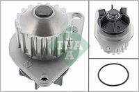 Schaeffler INA 538005510 - Código de motor: HDZ (TU1M)<br>Código de motor: HFX (TU1JP)<br>nº de motor hasta: 3 762 433<br>Modelo bomba agua: para accionamiento con correa trapecial<br>Número de dientes: 20<br>Artículo complementario/Información complementaria: con junta<br>SVHC: No existen sustancias SVHC<br>