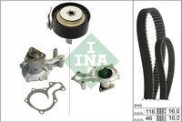 Schaeffler INA 530070030 - Bomba de agua + kit correa distribución