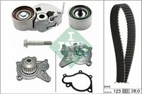 Schaeffler INA 530 0542 30 - Bomba de agua + kit correa distribución