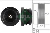 Schaeffler INA 544014810 - Polea, cigüeñal