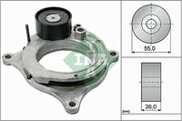 Schaeffler INA 534059810 - Código de motor: B48 B20 B<br>Ancho de la superficie de contacto de los rodillos [mm]: 26<br>Material de carcasa: Aluminio<br>Material rodillos de rodadura: Plástico<br>Diámetro exterior [mm]: 55<br>Material: Aluminio<br>Tipo de servicio: automático<br>Peso [kg]: 0,638<br>