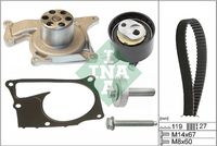 Schaeffler INA 530060730 - Bomba de agua + kit correa distribución