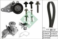 Schaeffler INA 530014030 - Bomba de agua + kit correa distribución