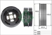 Schaeffler INA 544016710 - Polea, cigüeñal