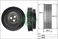 Schaeffler INA 544016610 - Polea, cigüeñal