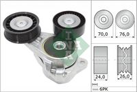 Schaeffler INA 534030910 - Tensor de correa, correa poli V