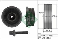 Schaeffler INA 544008220 - Kit poleas, cigüeñal