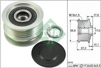 Schaeffler INA 535011610 - Rueda libre alternador